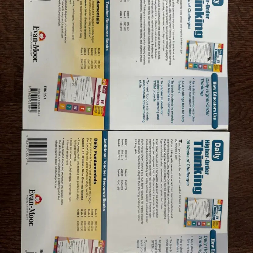 Evan Moore Daily Higher-Order Thinking Book for Grades 1-2