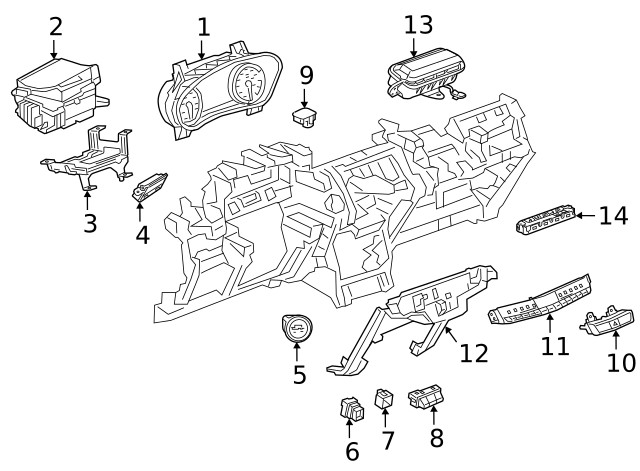 Genuine GM Mount Panel 84159146