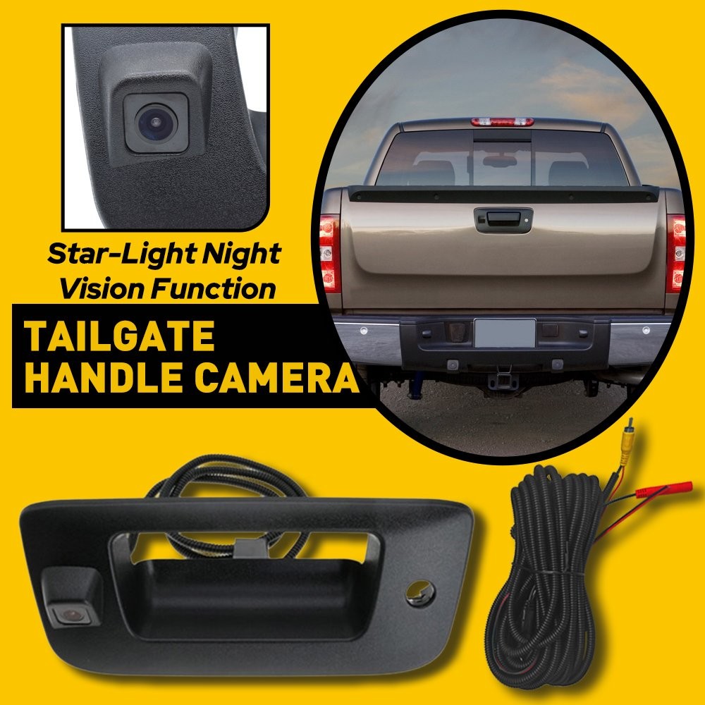 Tailgate Handle Rear with View Camera For 2008-2013 Chevrolet Silverado 1500 EOJ