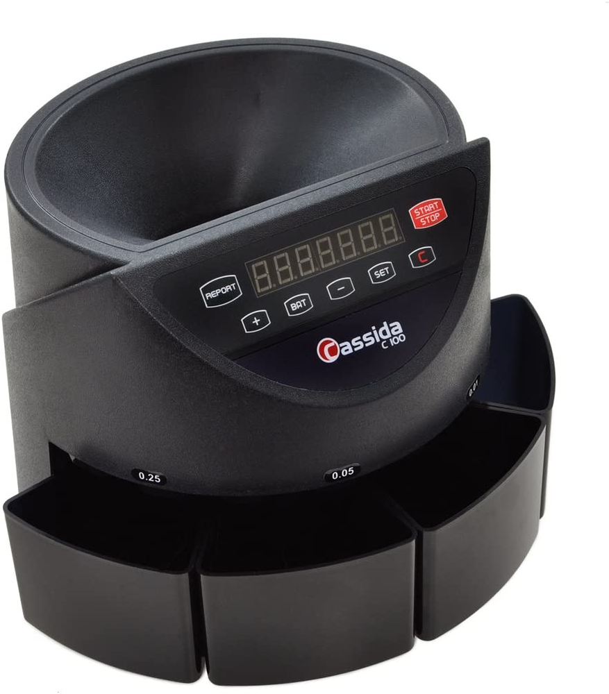 Electronic Automatic Coin Sorter Counter Separator Machine LED Display 110 VAC