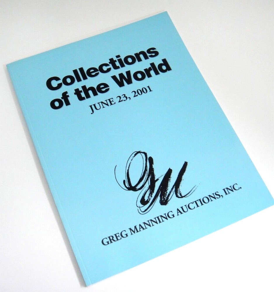 Greg Manning Stamp Auction Catalog 2001 US Foreign Covers British Lots