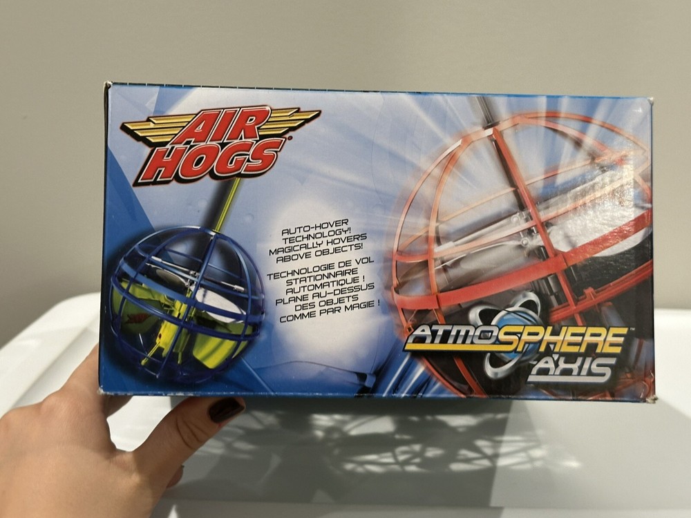Air Hogs Atmosphere Axis Hovering Sphere Wave Control by Spin Master, Green, New