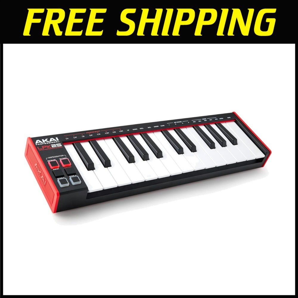 - USB MIDI Keyboard Controller with 25 Responsive