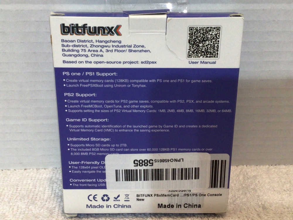 Bitfunx PSxMemCard Gen2