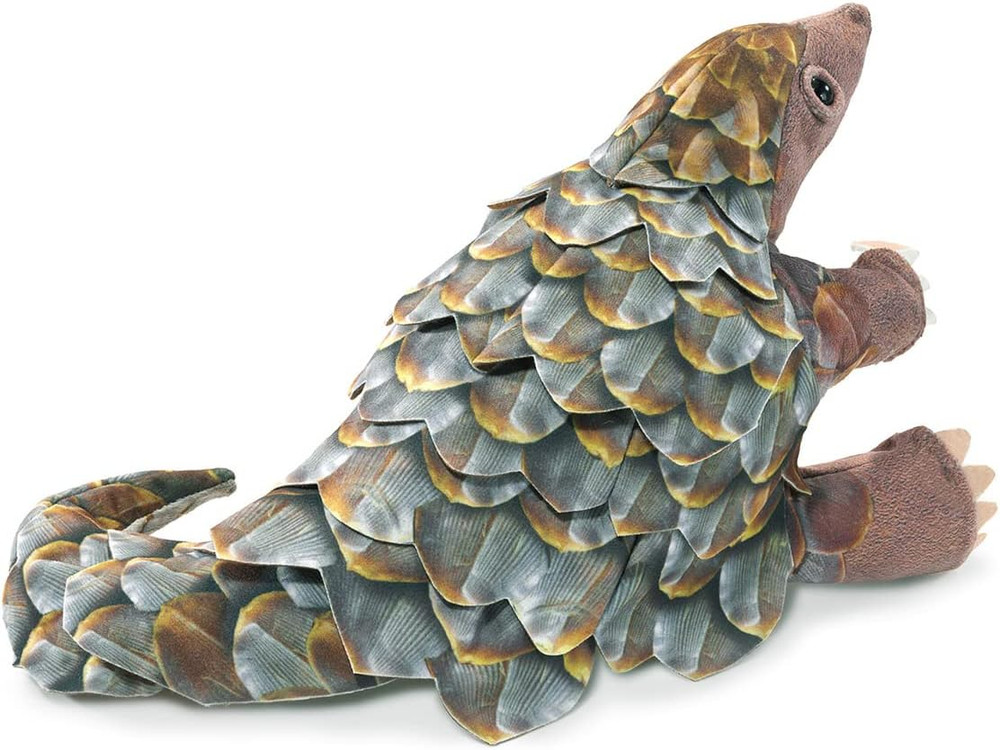 Pangolin Hand Puppet, Brown