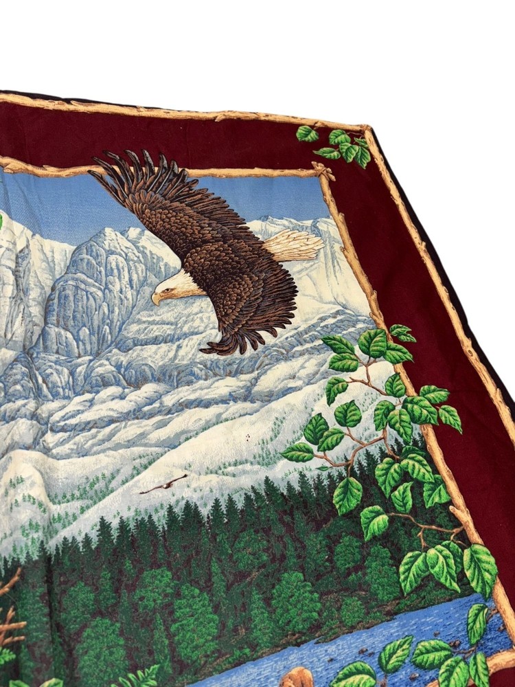 Handmade USA Eagle Quilted Crib Pad / Wall Hanging