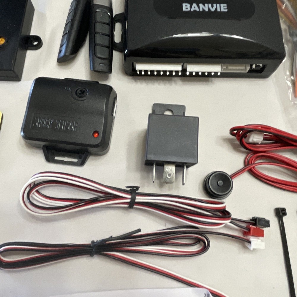 BANVIE Car Alarm System, Security Antitheft Alarm Systems with Keyless Entry