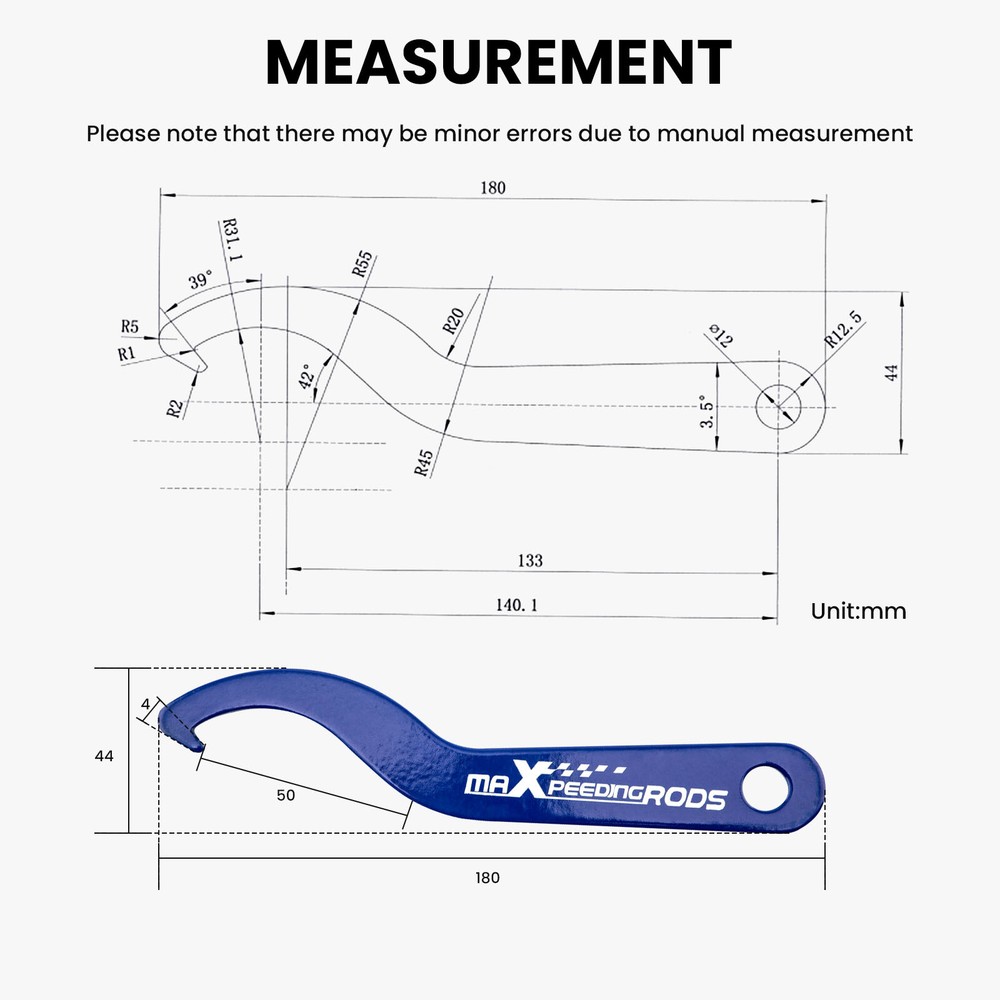 2 Coilover Fixing Ring Adjustment Tool Coilovers C Spanner Wrench Allen Wrenches