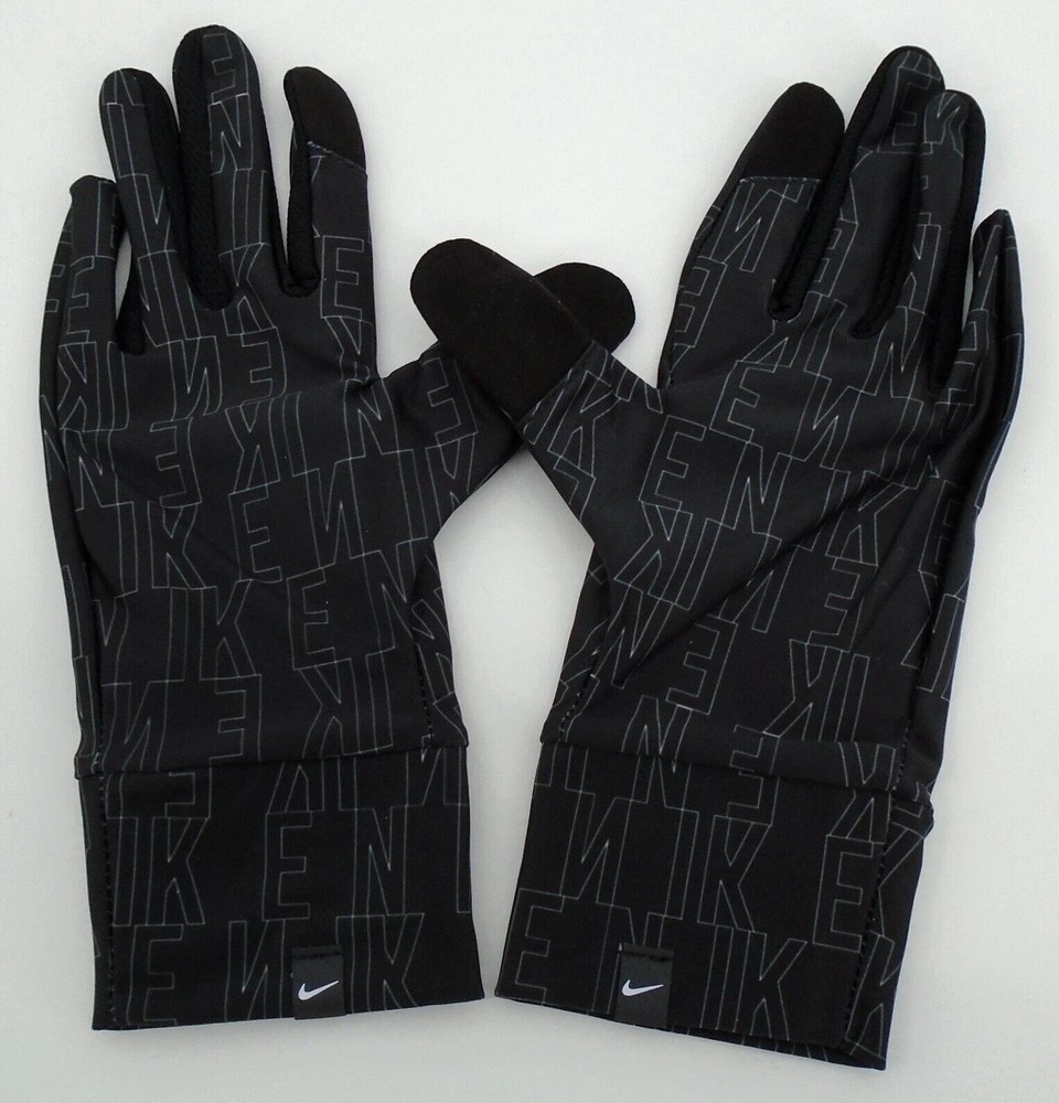 Nike Lightweight Tech Gloves Women's Medium Black/White/Silver