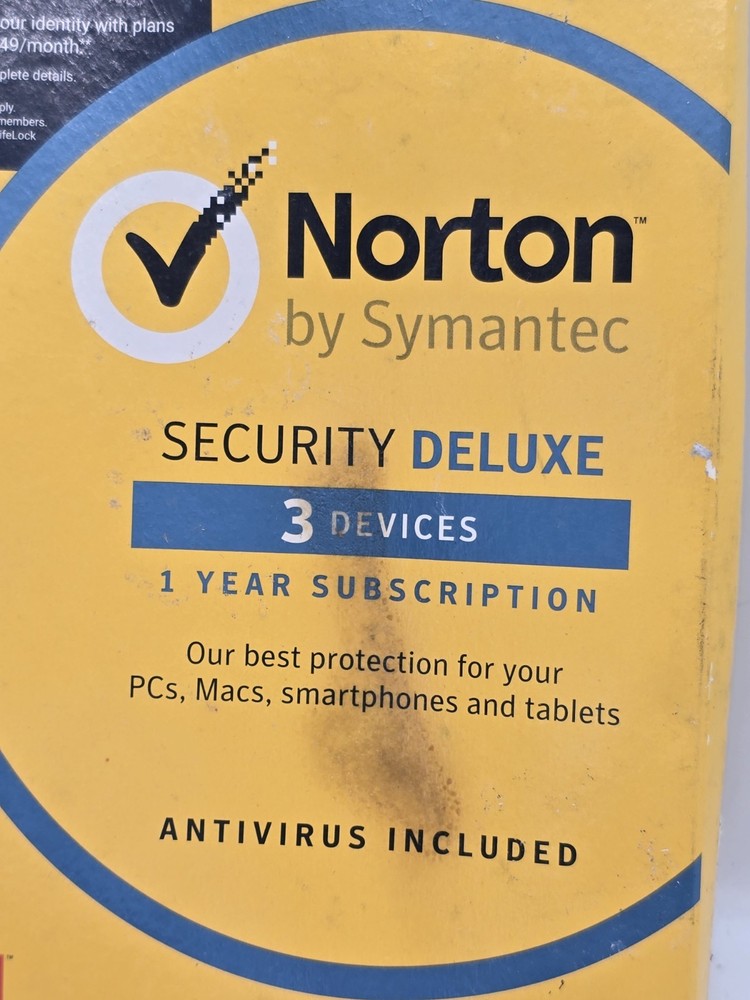 Norton Security Deluxe, 3 Device for Windows/Mac/ Andriod/iOS [Boxed]