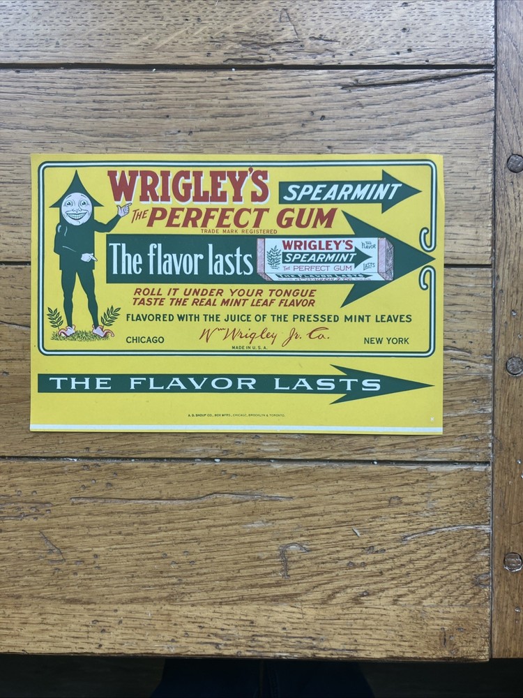 wrigley's chewing gum Advertising 1920s