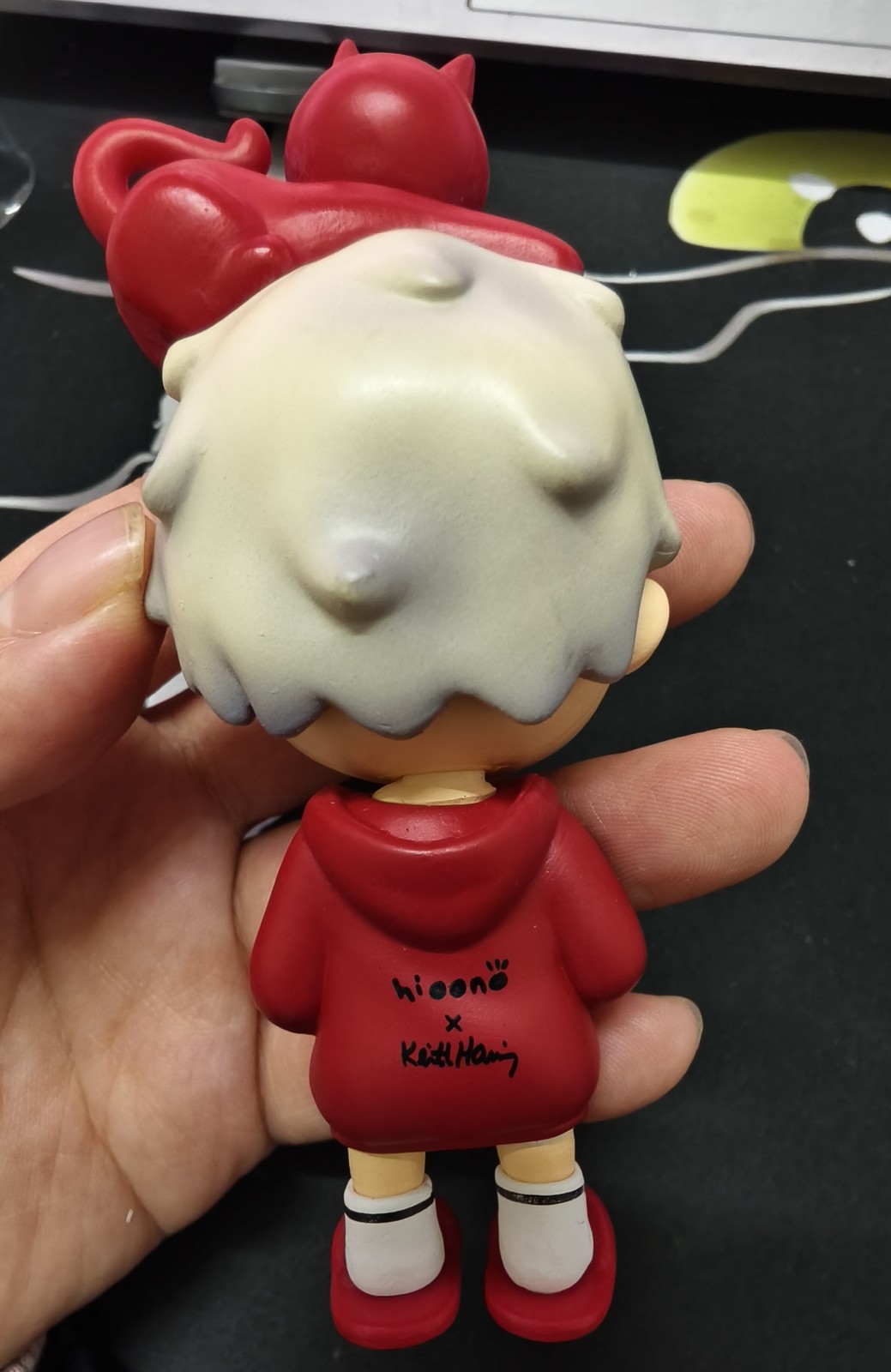 Hirono x Keith Haring Art Toy Figure Doll Collectible Limited Edition Gift