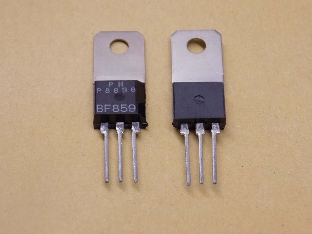 2x BF859 PHILIPS NPN TRANSISTOR 300V 100mA