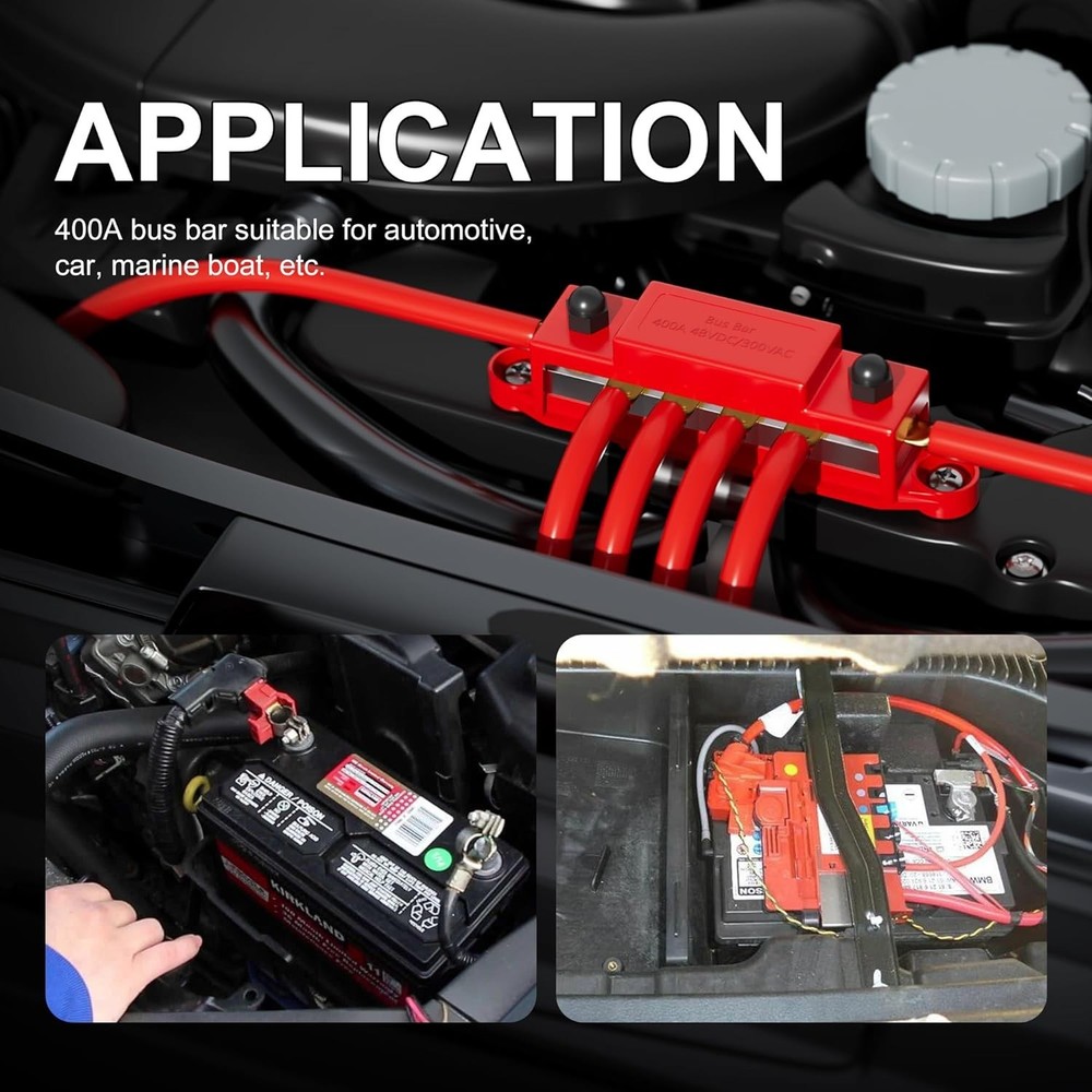 400A Marine Bus Bar with Quick Connect for Streamlined Power Management