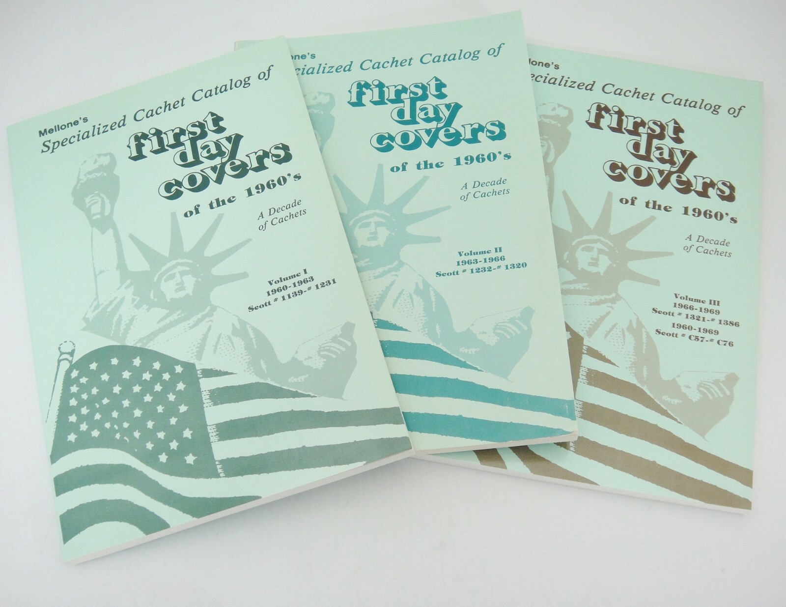 Mellone's Specialized Cachet Catalog of FDCs of the 1960s Volumes 1-3 Complete