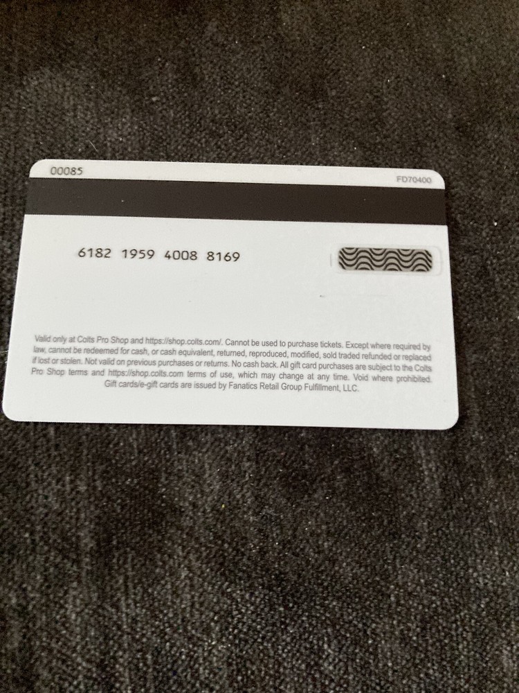 Colts Pro Shop Gift Card