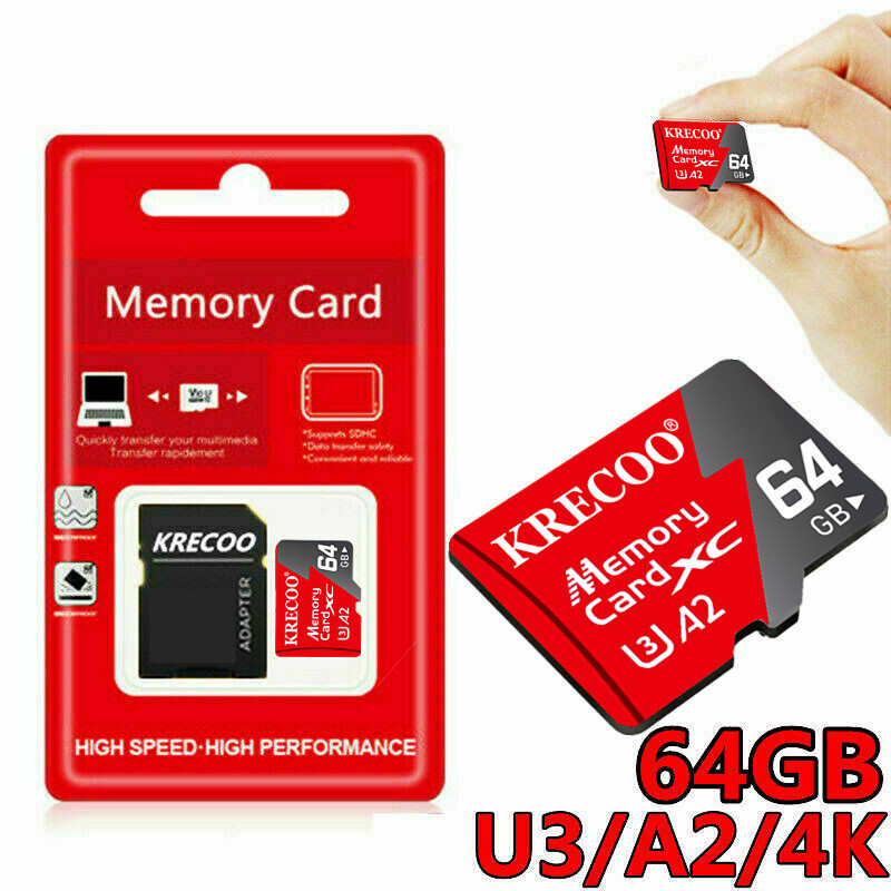 Micro SD Card 32GB 64GB 128GB 256GB 1TB 2TB Micro SD TF Memory Card Adapter lot
