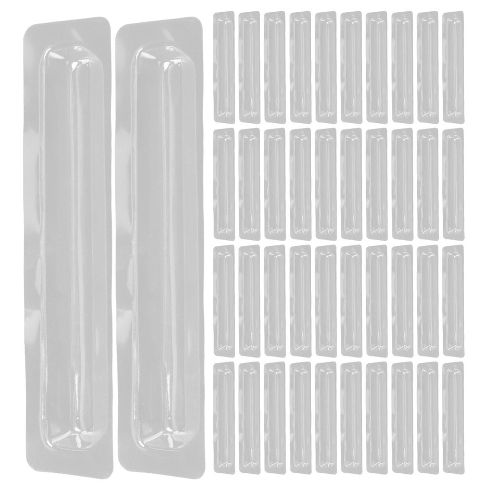 50 Pcs Wall Clock Hand Protective Cover Clear Covers Pointer Part