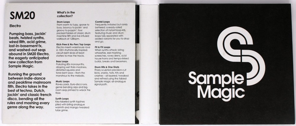 Sample Magic Electro SM20 Sample Library/Sound Library/Sampling 3 x CD