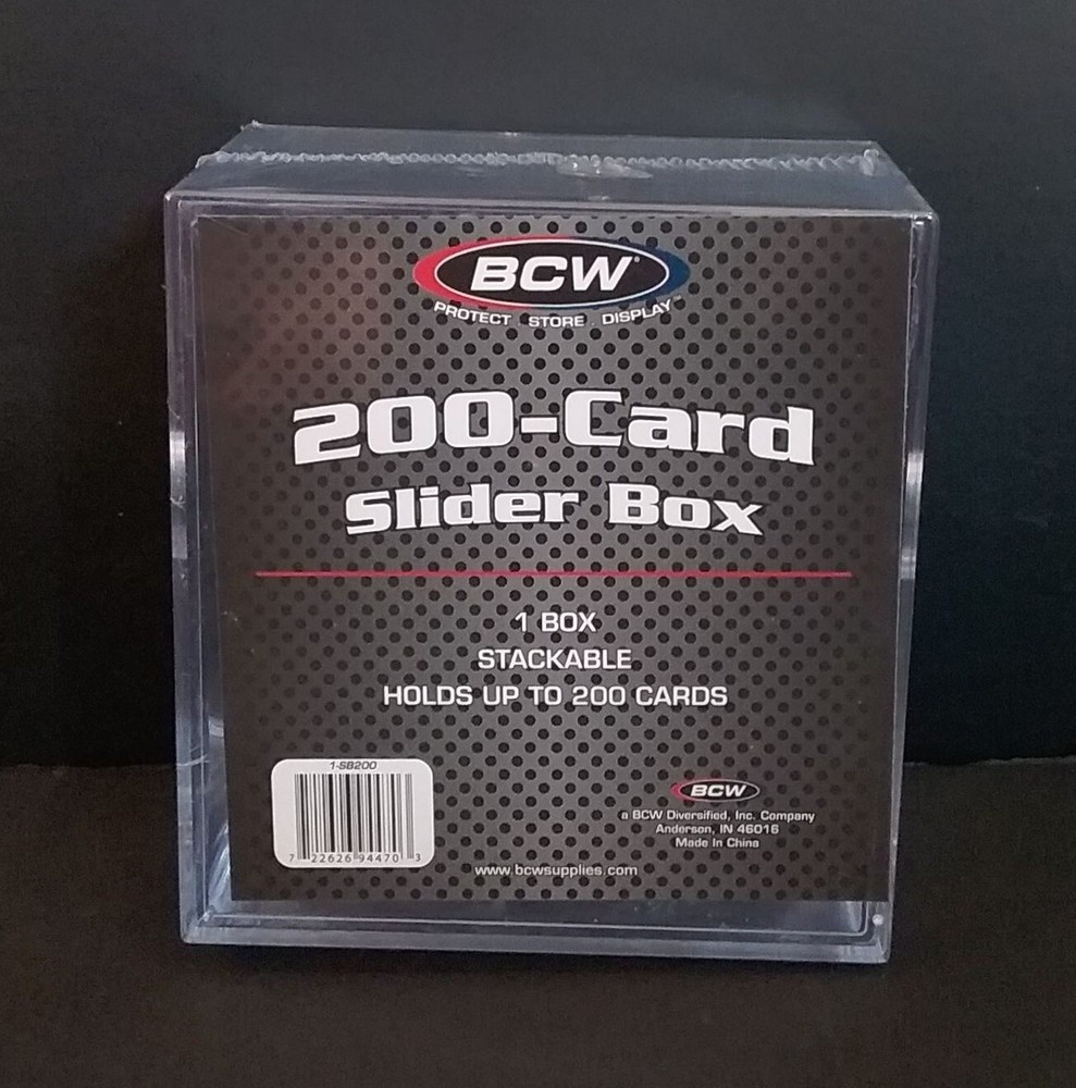 BCW 200-Card Slider Box