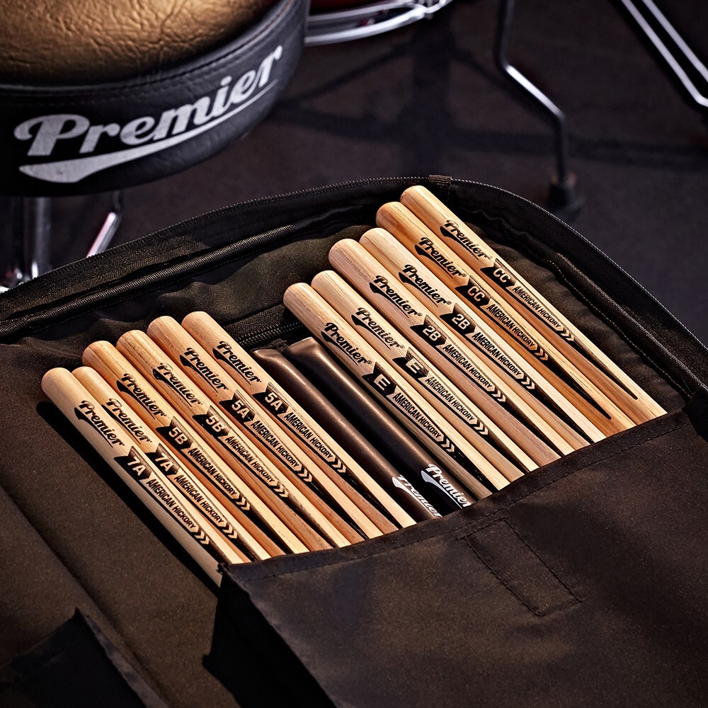 Premier Drum Stick Bag And Drum Key Bundle