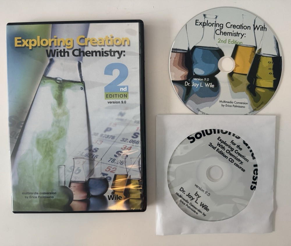 Exploring Creation with Chemistry 2nd Ed FULL COURSE Multimedia CD