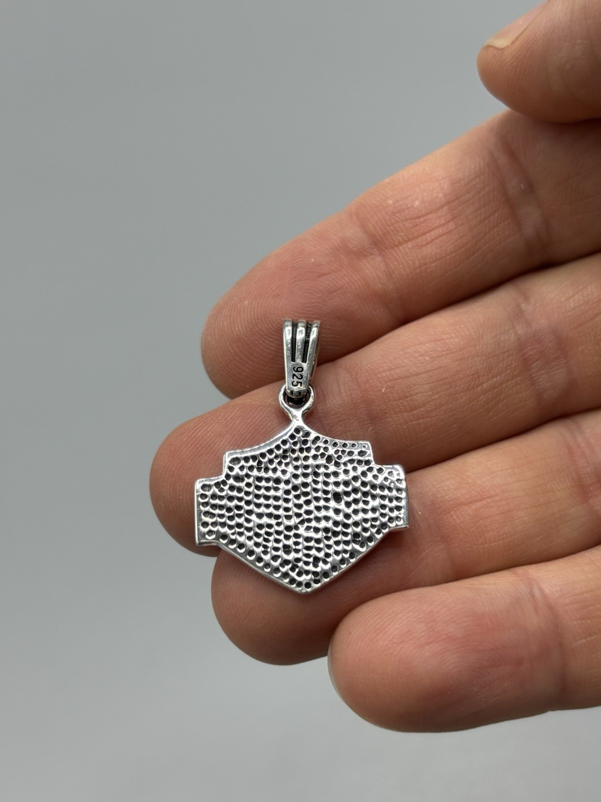 Harley Davidson Necklace Pendant 925 Sterling Silver New Handmade ,925 Stamped