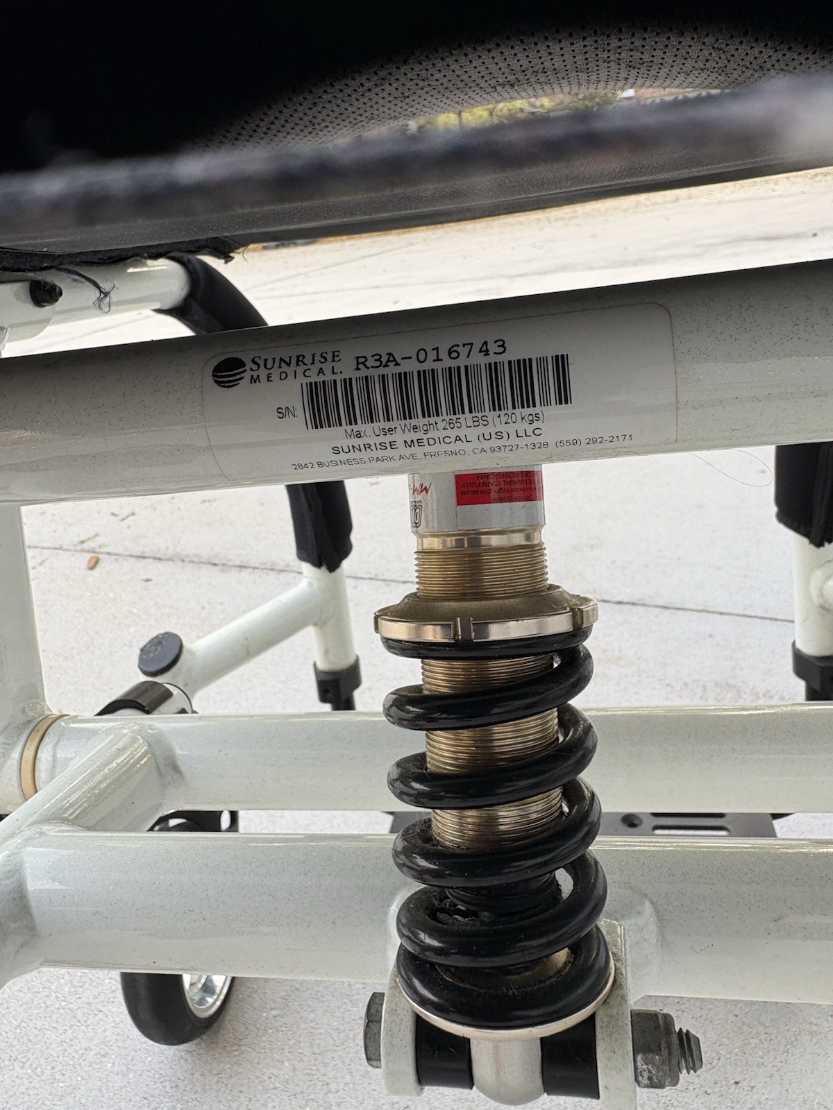 Quickie GT Rigid Wheelchair with XTR SUSPENSION shock