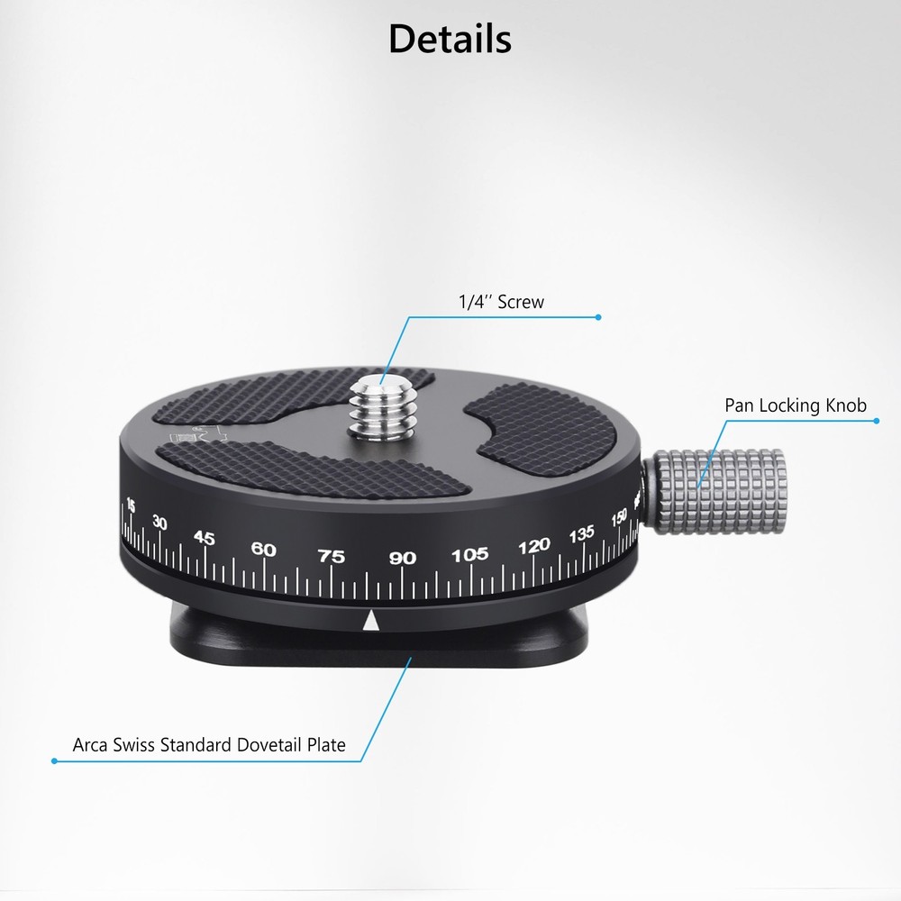 47MM Paning Base Panoramic Base CNC All-Aluminum Paning Base Mini Paning Base