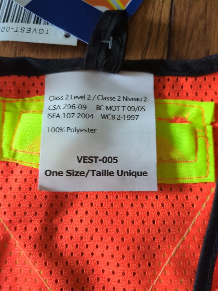 5 Point Tear Away Safety Vest
