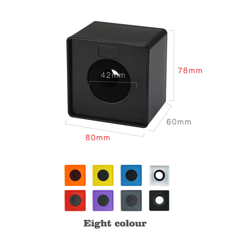 Custom Mic Logo Flag TV interview Microphone News Square Cube Sticker Flag