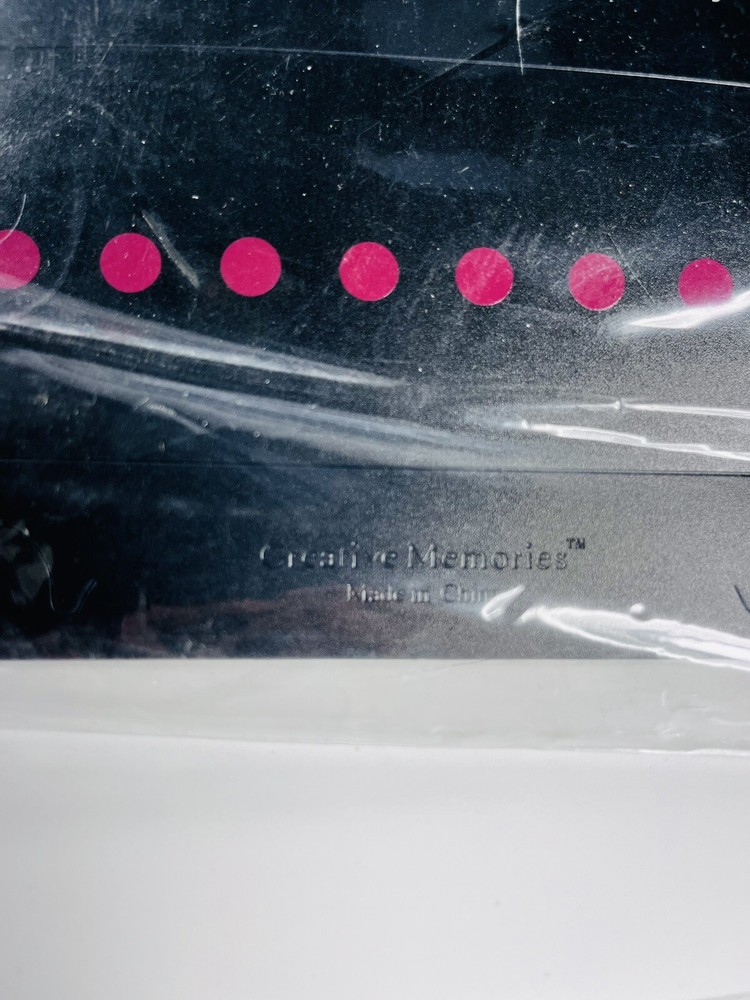 Creative Memories 12” Cutting Pattern Straight-Wavy-Swell Sorting Boxes Stickers