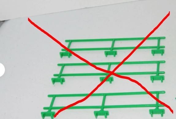 Rokenbok Type Green Fences 3 Pack - Description Below