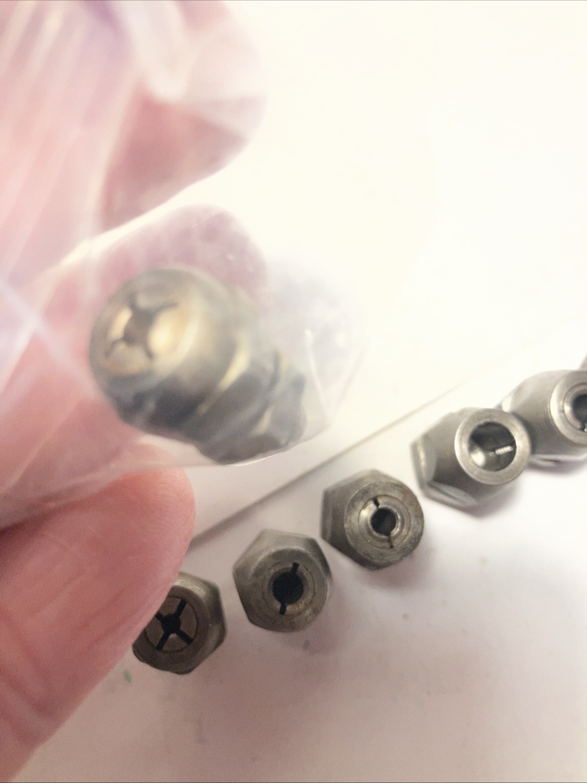 Vintage Aircraft Aviation Tool Threaded Angle Drill Bit Reamer Collets Holder