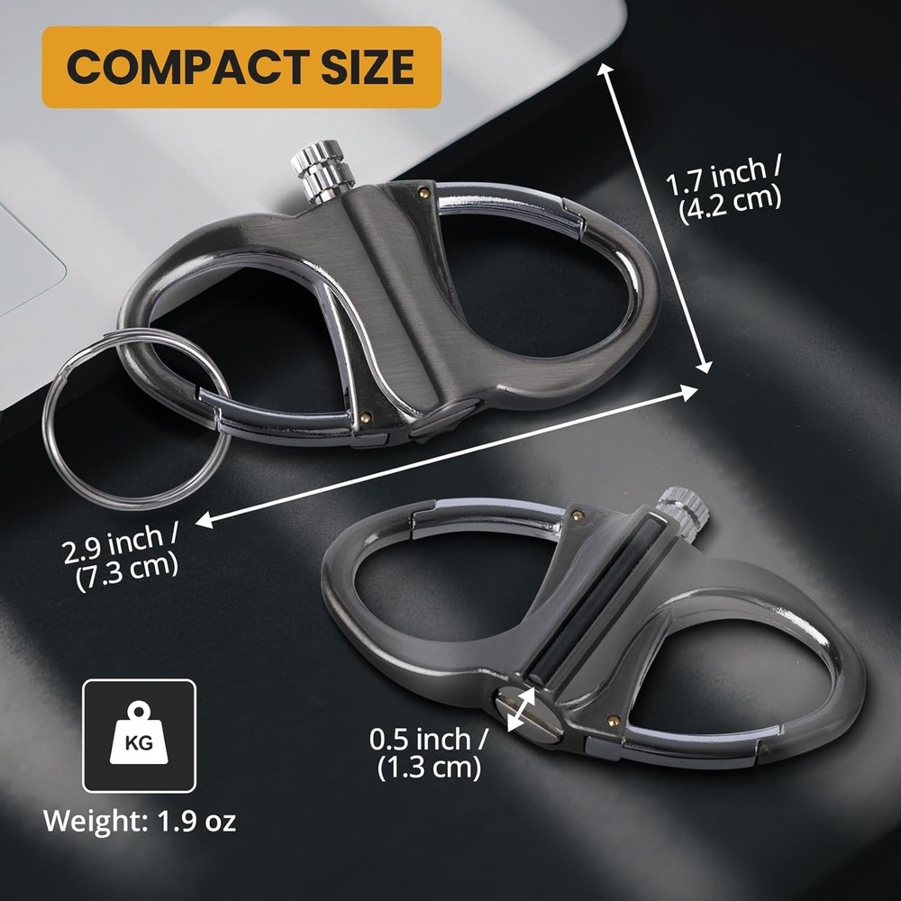 3Pcs Permanent Match Infinity Lighter with Multitool Keychain Lighter Pipe Metal