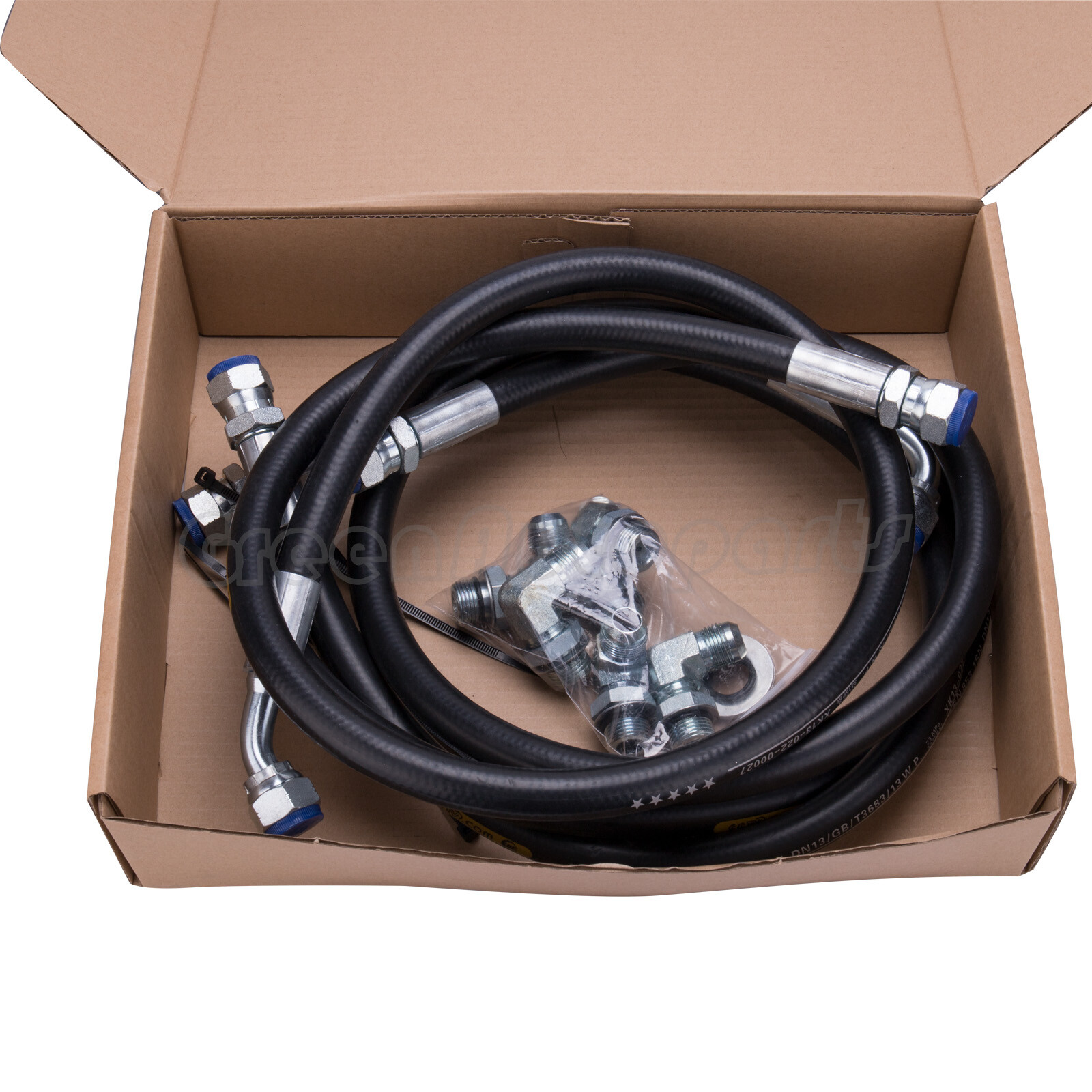 Allison Transmission Oil Cooler Lines Hoses Set For 06-10 Chevy/GMC 6.6l Duramax