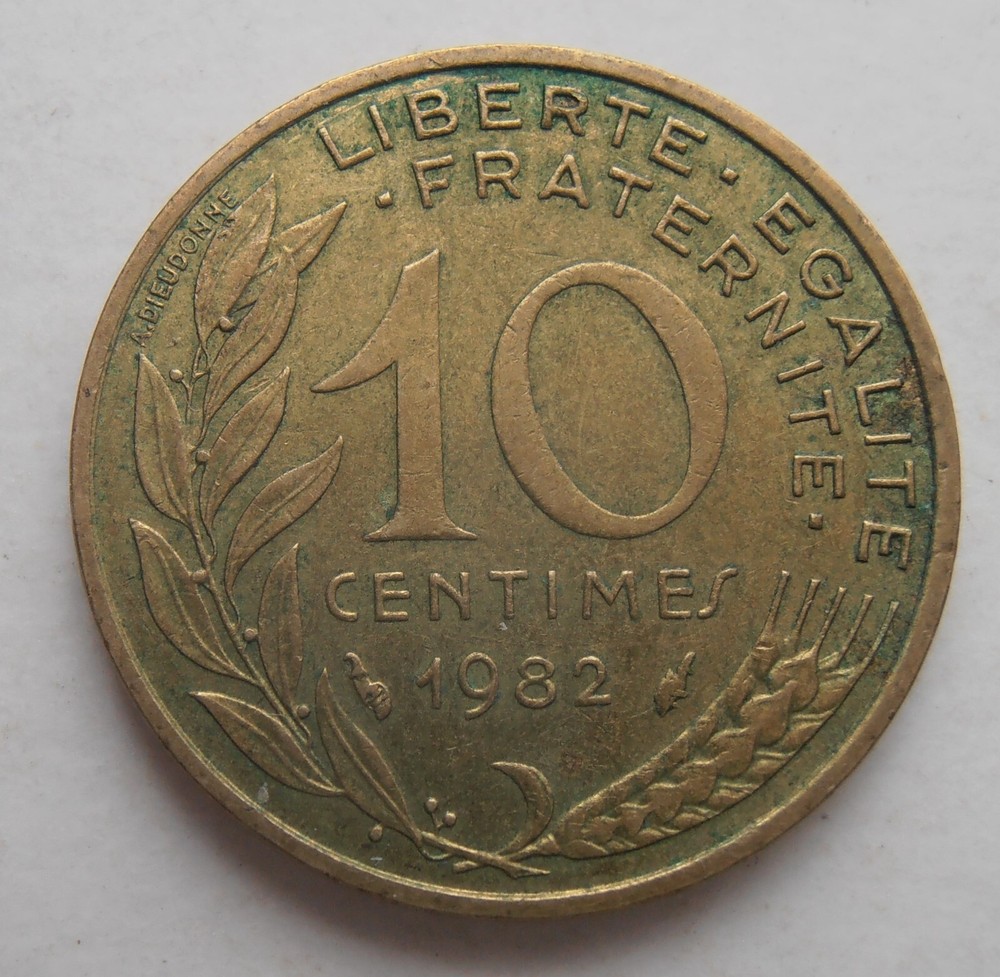 FRANCE 10 CENTIMES 1982