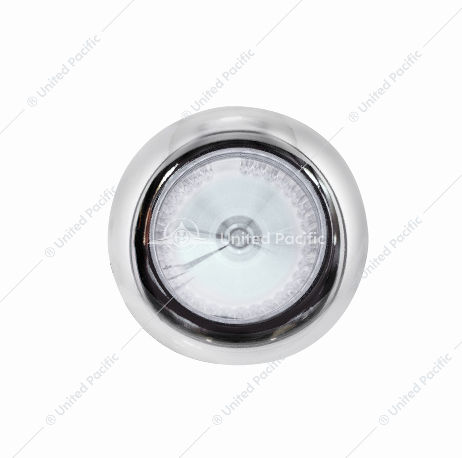 4 LED Dual Function 3/4" Mini Spike Light With SS Bezel Clear/Red