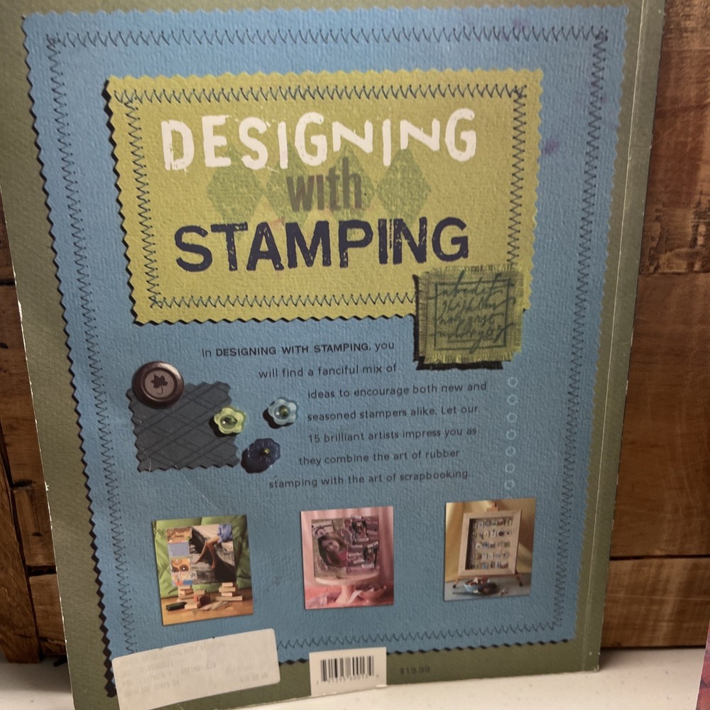 Rubber Stamping Ideas, Designing, And Project Book Lot