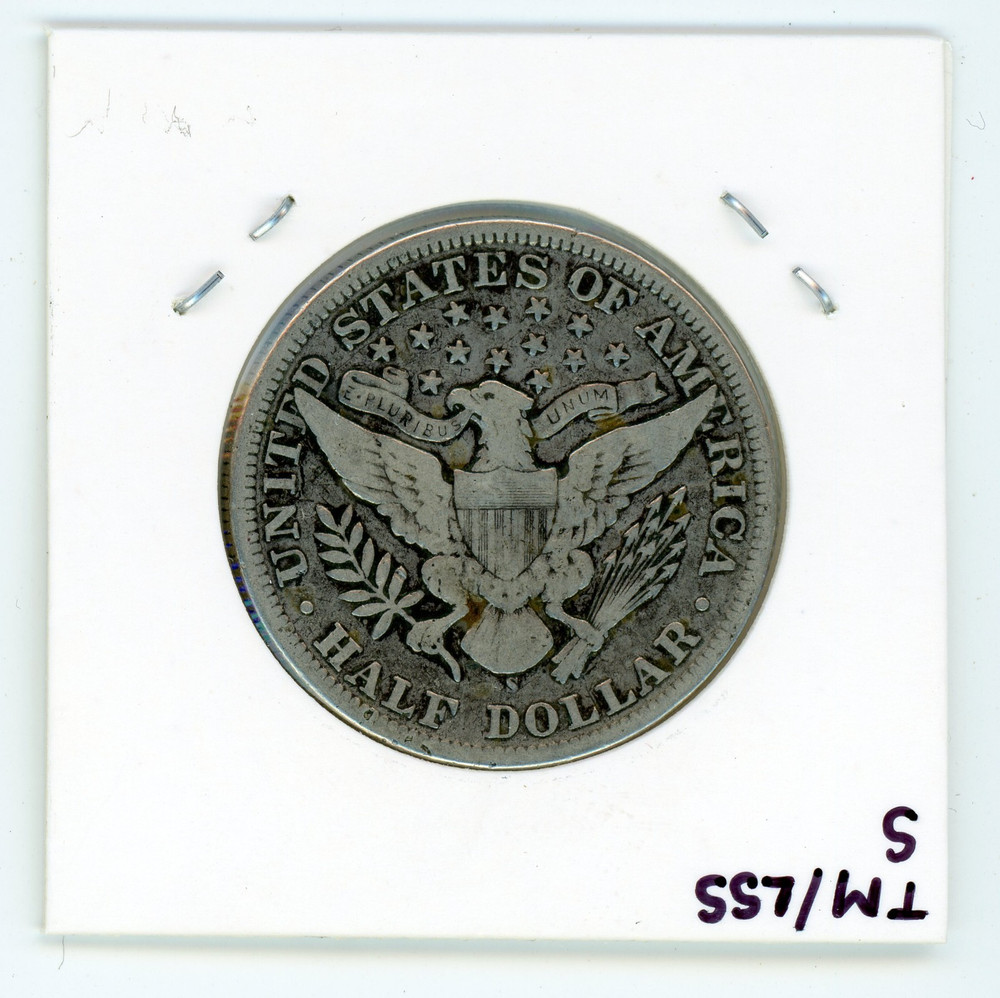 1898 S Barber Half Dollar 90% Silver