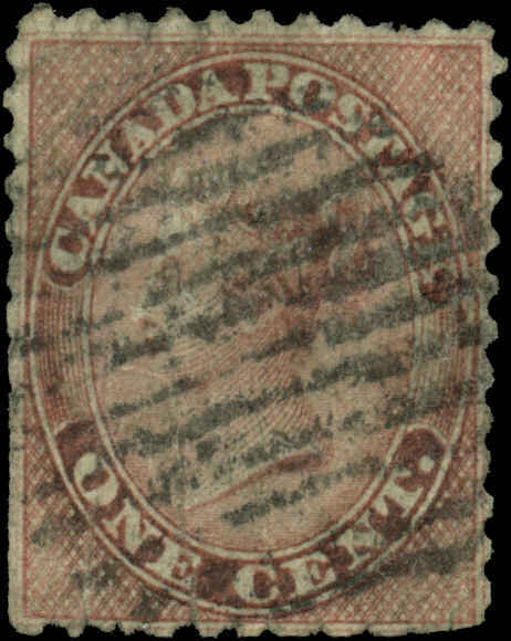 Canada Scott #14b Used  Deep Rose
