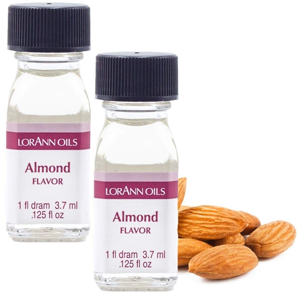 SM LorAnn Almond Flavor 1 Dram Bottle 2 Pack