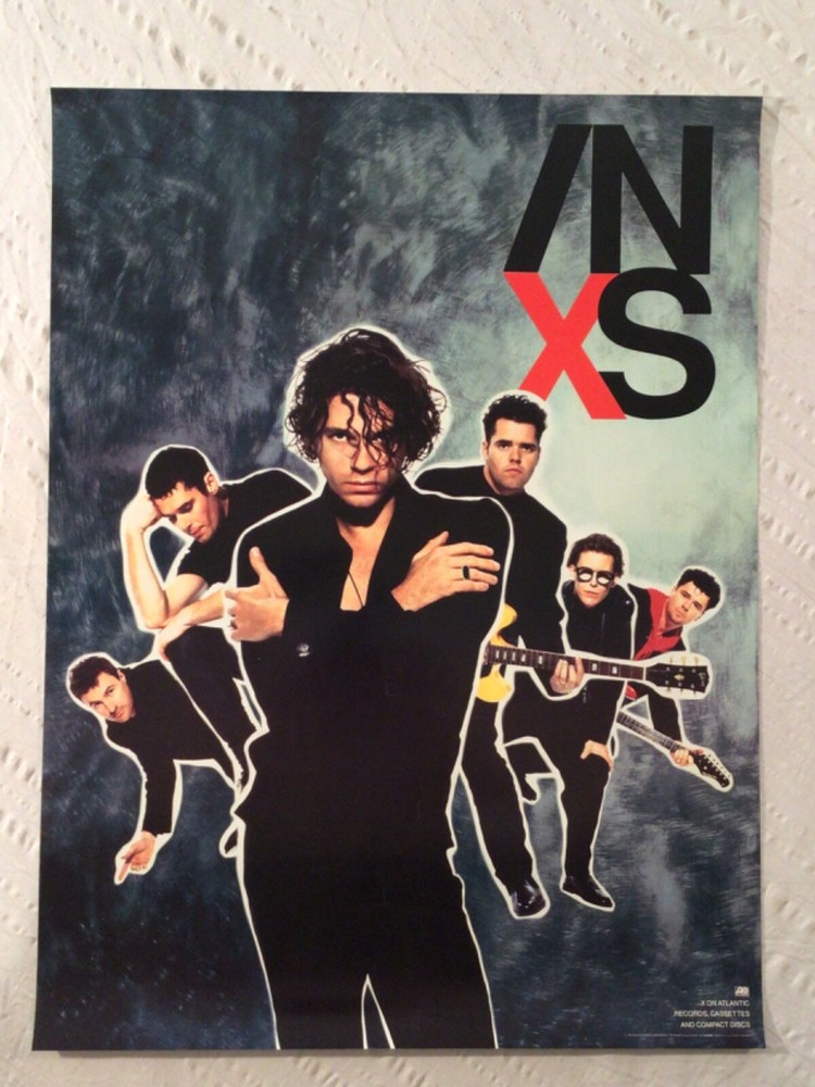 INXS 1990 Promo Poster X Michael Hutchence