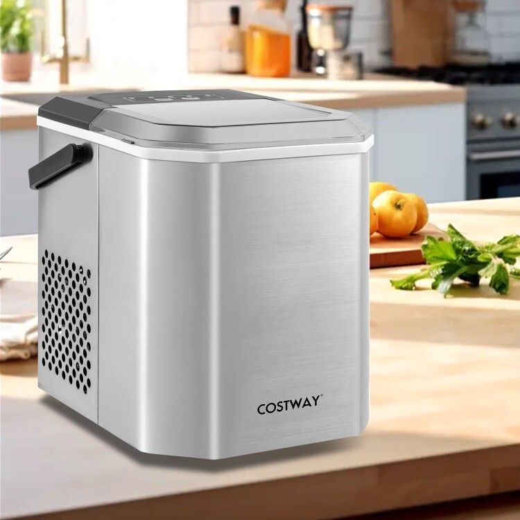 Home Kitchen Countertop Ice Machine Portable Ice Cube Maker With Self-Cleaning