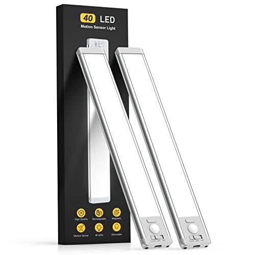 Under Cabinet Lights,40 LED Rechargeable Battery Assorted Colors , Sizes