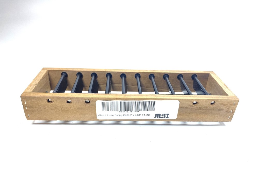 MSI Walnut 4 Way Supply Grille 9'' x 2.88'' Teak Vent