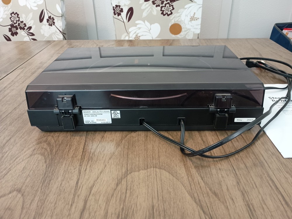 Sony PS-LX250H Stereo Full Automatic Turntable System LP Record Player Tested