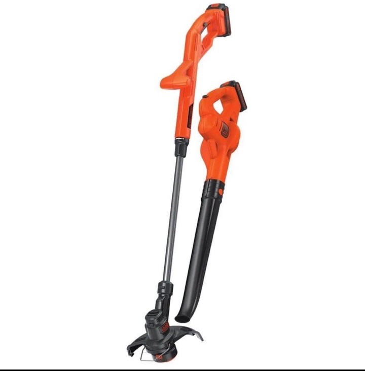 20V MAX Cordless Battery Powered String Trimmer & Leaf Blower Combo Kit with (2)