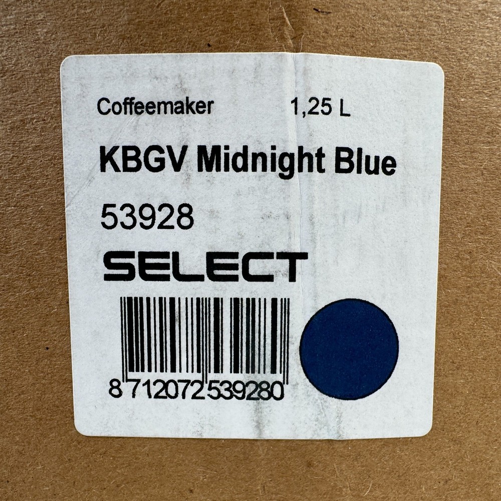 Technivorm MOCCAMASTER 53928 KBGV Coffee Maker Machine Midnight Blue