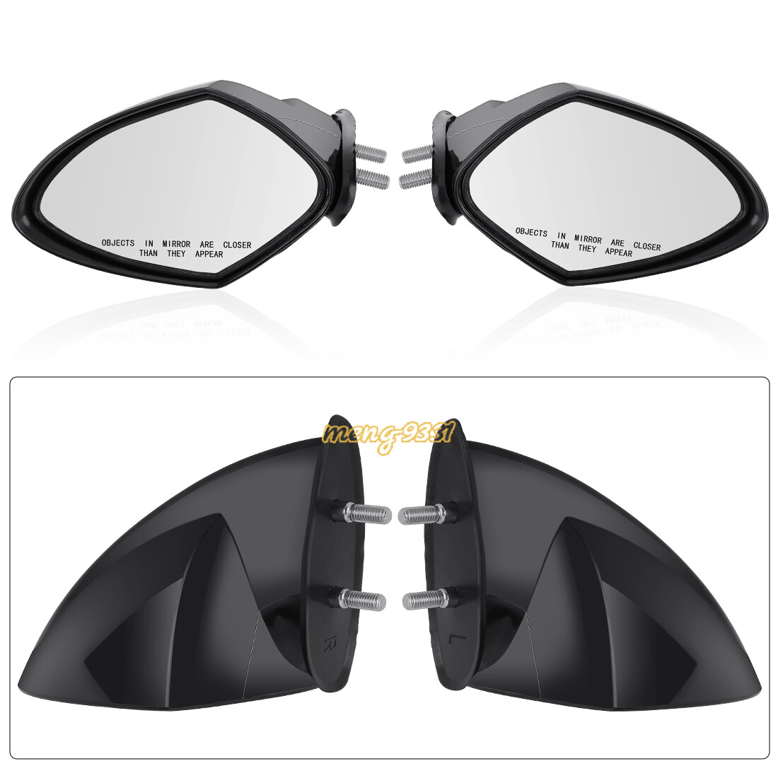 2 Rear View Mirror for Yamaha 2005-2009 WaveRunner VX1100 Deluxe Cruiser Sport